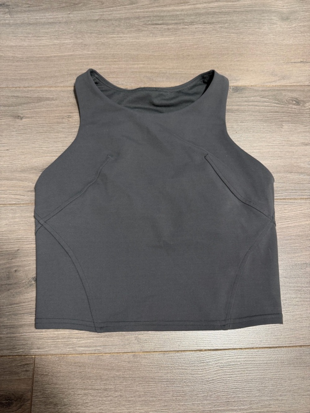 lululemon athletica Black Crop Tank Top